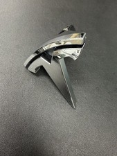 2016-2025 Tesla Model X Front T Badge Emblem Logo 1047884-00-E Chrome picture