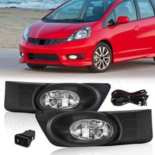 For 2012-2013 Honda Fit Sport Halogen Fog Lights Wire Kit Front Bumper Lamps picture