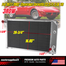3-Row Aluminum Radiator For 77-1982  Chevrolet Corvette C3 5.7L 350CU V8 1979 picture