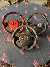 2014-2025 Lexus IS GS RC Carbon Fiber Steering Wheel Heated Paddle carbon.dept picture