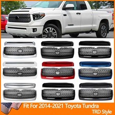 TRD Style Front Bumer Grille & Hood Bulge Molding Fits 2014-2021 Toyota Tundra picture