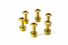 Gold Titanium Sprocket Bolts and Nuts Kit by Flo Motorsports Dirtbike dirt bike picture