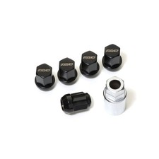 Rays 19 Hex Lock & Lug Nut Set M14 x 1.5 - Black picture