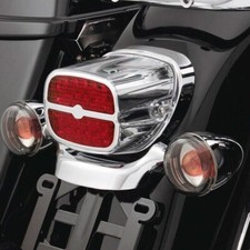 Chrome LED Tail Light Running Brake For Harley Touring Road King Electra Glide picture