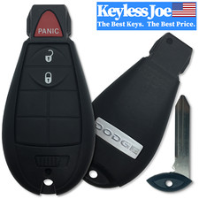 RAM 2009-2012 3 button COMPLETE OEM Fob Fobik Smart Key Remote panic lock unlock picture
