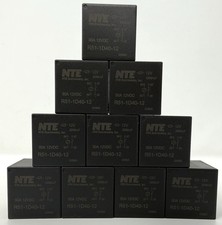 10X 50A 12V Automotive Relay SPST NO4 Pin Bosch Style NTE R51-1D40-12 Heavy Duty picture