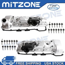 Mitzone Valve Cover w/Breather Box for 08-13 BMW M3 4.0L 11127848153 11127848154 picture