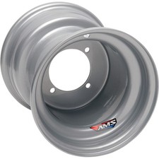 AMS Sport ATV Steel Wheel - Silver, Rear / 9X9 4/130 / 4/150 3+6 AMS113 picture