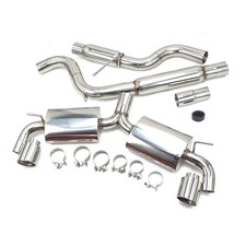 Rev9 Stainless Steel Cat-Back Exhaust System for VW GTI MK7 Dual Muffler / Exit picture