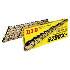DID 525VX3 Gold X-Ring Professional Road Chain 525x120 For MOTORCYCLE picture