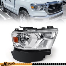 Right Passenger Headlight Chrome ForDodge Ram 1500  2019-2024 Halogen Lamp picture