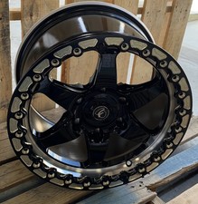 2x 17x11 Single Beadlock Forgestar D6 Trailblazer SS Wheels F0B171181P36 picture