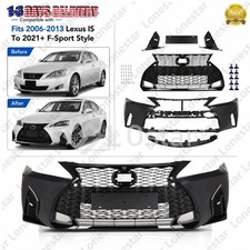 W/Grille Front New Fits Lexus IS To 21+ F-Sport 2006-2013 Complete Bumper Cover picture