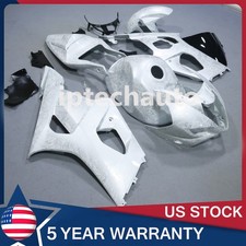 White Ice Cracked Forged Carbon Fiber Fairing Kit For Suzuki GSXR1000 2003 2004 picture