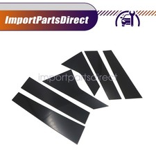 6X Glossy Black Window BC Pillar Posts Cover Trim For 2022-2026 Honda Civic picture