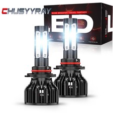 2 PK Bombillos LED Focos Para Auto Carro 9012 Luz De Coche Faros Faro Delanteros picture