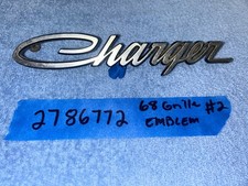 1968 68 Charger Grille Emblem 2786772 OEM Mopar picture