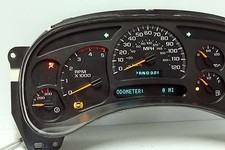 03-04 REBUILT CHEVY GMC DURAMAX Diesel Instrument Cluster $70 Money Back picture