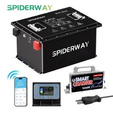 36V 105Ah LiFePO4 Lithium Battery + Charger for Yamaha G1 G2 G3 G5 G8 G9 G14 G16 picture