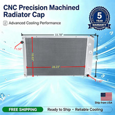 4 Rows Aluminum Radiator For 1973-87 Chevy GMC C10 C20 C30 K10 K20 Suburban 19