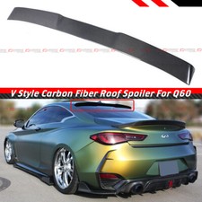 FOR 2017-22 INFINITI Q60 CARBON FIBER JDM VQ STYLE REAR WINDOW ROOF SPOILER WING picture