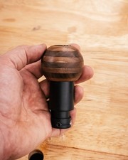 PORSCHE 924/944/968 Vintage Inspired Wood shift knob manual 6 Speed Decal top picture