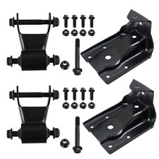 Rear Leaf Spring Hanger Bracket Shackle Kit for Chevrolet 2013-99 GMC 2013-99 picture
