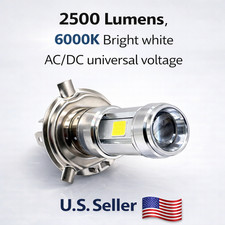 💡X-Pro 12V Hi/Low LED Headlight Bulb for Honda Navi 110 2022–2025 ⬆️Brightness picture