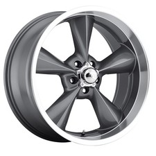 BLEM WHEEL - B/G ROD WORKS Old School 15X7 5X127 ET0 Gunmetal Machined Lip  picture