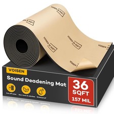 VOISEN Sound Deading Material for Cars, 157 MIL (4 mm) 36 sqft Black picture