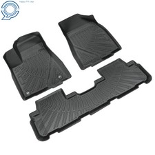 Floor Mats 3D Front+Rear For Toyota Highlander 2014 2015 16-2019 All Weather picture