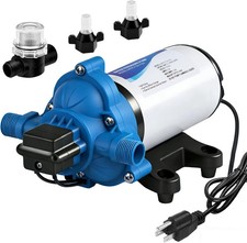 Automatic 110 Volt Water Pump - 4 GPM, Ideal for RV, Food Truck & Irrigation picture