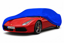 Platin Carparts Indoor Stretch Cover Vehicle Cover for Ferrari 488 Spider Blue picture