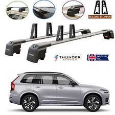 Roof Racks Cross Bars For Volvo XC 90 (16-26) Aluminum Lockable 4x load stopper picture