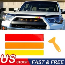7.8-Inch Classic Retro Style Tri-Color Stripe Decal Sticker For Toyota/Lexus picture