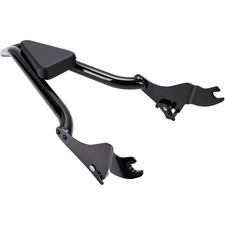 Black Detachable Sissy Bar Passenger Backrest w/ Pad for Harley Touring 2009-Up picture