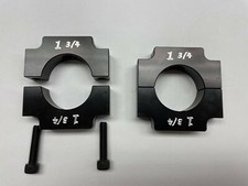 Weight Clamps PAIR Ballast Bar Mounts 1-3/4 Tube Aluminum 1/2-13 Hole Race Car picture