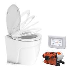 SEAFLO Deluxe Flush Electric Marine Raw Water Head/Toilet - 12V, 20A Max picture