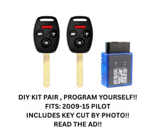 DIY PAIR KIT FOR 2009-15 HONDA PILOT EX-L REMOTE KEY KR55WK49308 INC TOOL picture