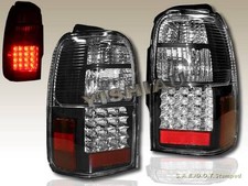 1996-2000 TOYOTA 4RUNNER LED TAIL LIGHTS BLACK picture