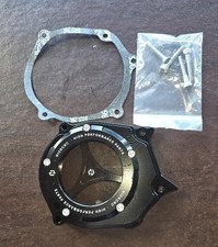 Black NICECNC Clear Clutch Cover -Yamaha (YZ85 -2002-2023) (Z65-2018-2022 2023) picture