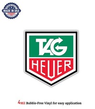 TAG HEUER LOGO WATCH VINYL DECAL STICKER CAR BUMPER WINDOW 4MIL BUBBLE FREE picture