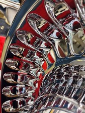 Chrome Harley ULTRA Knuckle Wheels 2 Brembo Caliper2 Rotors 09-21 impressive PKG picture