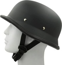 German Novelty Flat Black Helmet With Q-Release picture