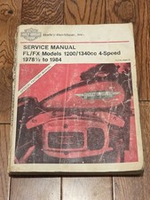 HARLEY DAVIDSON 1978-1984 FL/FX 1200/1340cc SERVICE MANUAL 99482-84 (INCOMPLETE) picture