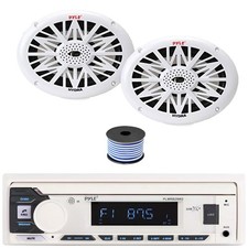 Pyle PLMRB29W2 Bluetooth MP3 Receiver, 2x 6x9