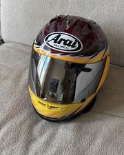 Vintage Arai RX-7 RR4 Youichi Ui Replica Helmet Size S Small Chrome Visor Rare picture