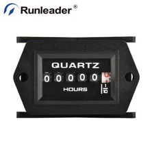 AC/DC 8V 12/24V 36V 48V 60/80V Digital Hour Meter For Snowmobile Motorcycle ATV picture