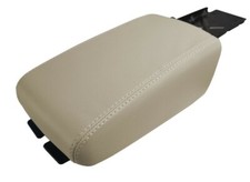 Fits 2005-2006 Nissan Altima PVC Console Lid Pull Over Cover Beige picture