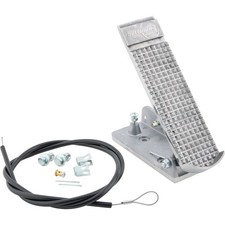Cast Aluminum Accelerator Throttle Pedal Assembly Includes Heavy Duty Cable picture